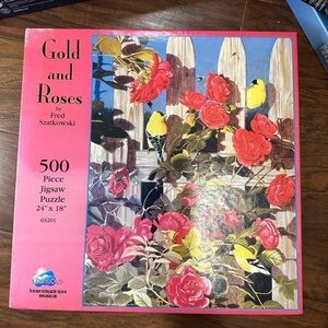 Gold & Roses Puzzle